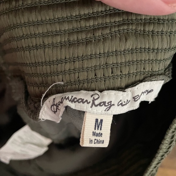 American Rag Green Lace Short Shorts - Medium - Picture 4 of 5